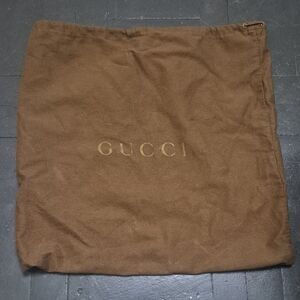 Gucci 16x15.5  Brown Storage Bag